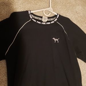 Black & White Victoria's Secret 'PINK' Sweater